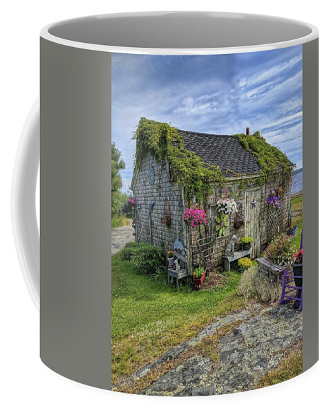Shack Coffee Mug featuring the photograph Backroads of Nova Scotia by Yvonne Jasinski