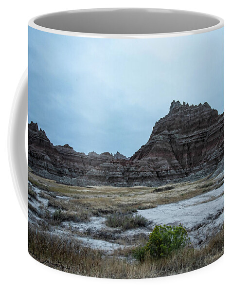  Coffee Mug featuring the photograph Badlands 7 by Wendy Carrington