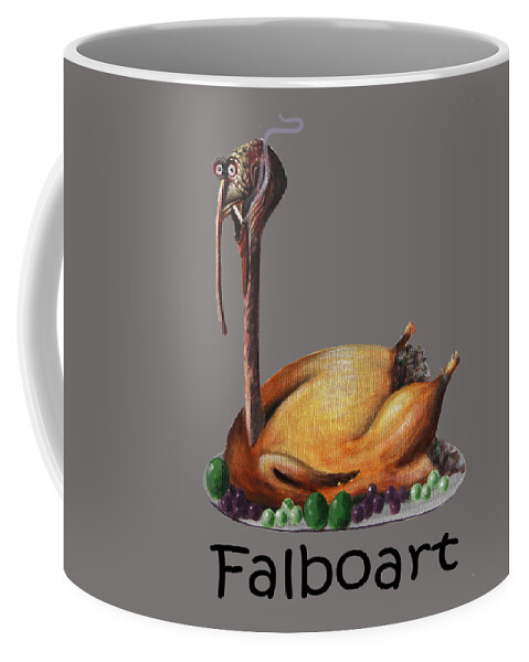  Baked Turkey T-shirt Coffee Mug featuring the tapestry - textile Baked Turkey T-Shirt by Anthony Falbo