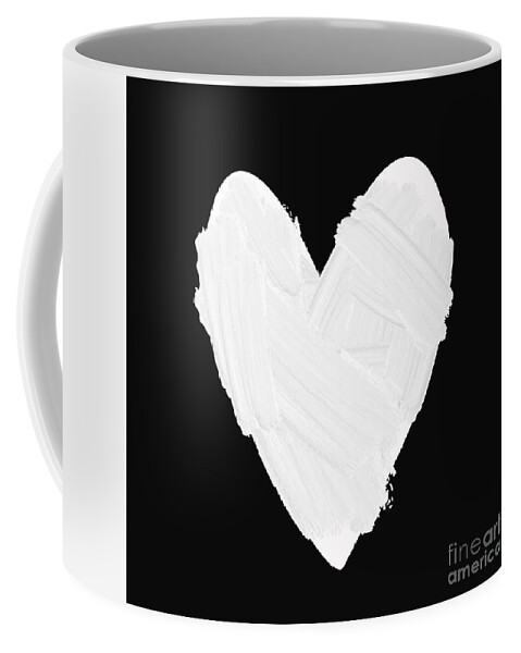 Bandaged Heart Coffee Mug featuring the mixed media Bandaged Heart by Christie Olstad