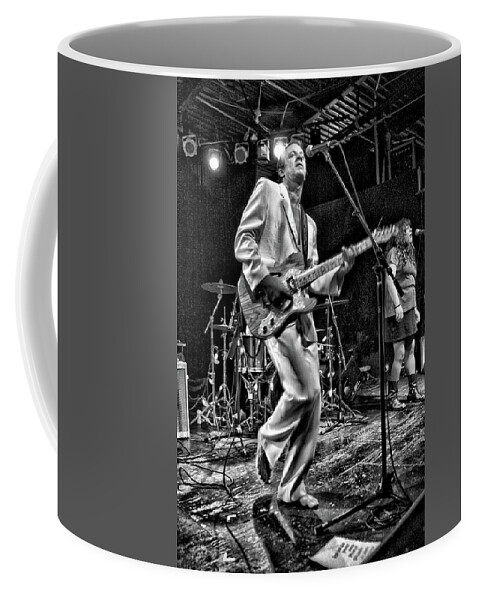  Coffee Mug featuring the photograph Barefoot on Stage Jammin' by Kasey Jones