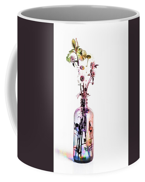  Coffee Mug featuring the photograph Barely There Mixed Flowers by Norma Warden