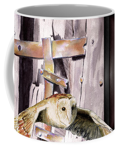 Barn Finds Coffee Mug featuring the digital art Barn Finds / Old Case by David Squibb