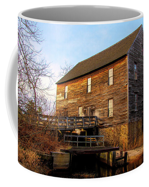 Kristia Adams Coffee Mug featuring the photograph Batsto Sawmill Creekside by Kristia Adams