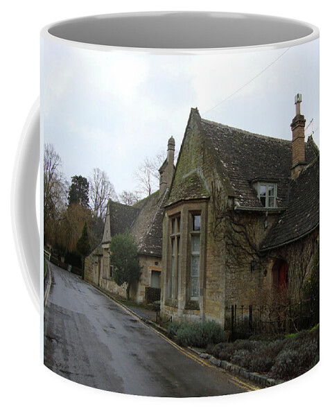 Medieval Village Coffee Mug featuring the photograph Bay Windows in the Cotswolds by Roxy Rich