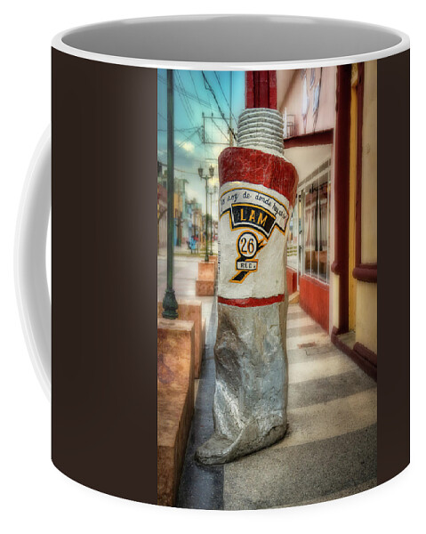 Cuba Coffee Mug featuring the photograph Bayamo Painters Avenue 1 by Micah Offman