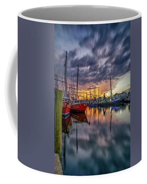Sunset Coffee Mug featuring the photograph Bayou Sunset, 10/7/20 by Brad Boland
