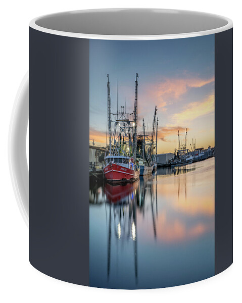Bayou Coffee Mug featuring the photograph Bayou Sunset 2, 3/9/21 by Brad Boland