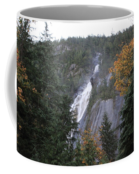 Nature Coffee Mug featuring the photograph Shannon Falls, BC by Mr JB Stickley