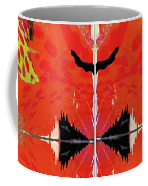 Be Happy Coffee Mug featuring the digital art Be Happy With Nature by Scott S Baker