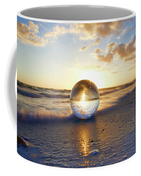 South Florida Coffee Mug featuring the photograph Beach Ball by Nunweiler Photography
