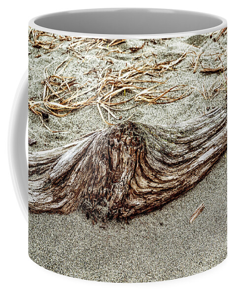 Beach Driftwood Coffee Mug featuring the photograph Beach Driftwood 7 by M G Whittingham