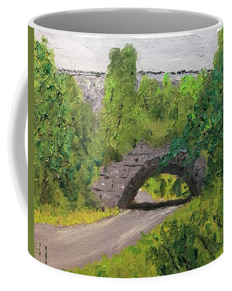  Coffee Mug featuring the painting Beach Drive by John Macarthur