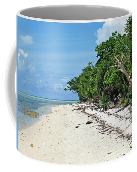 Arreceffi Island Coffee Mug featuring the photograph Beach of Beauty by David Desautel