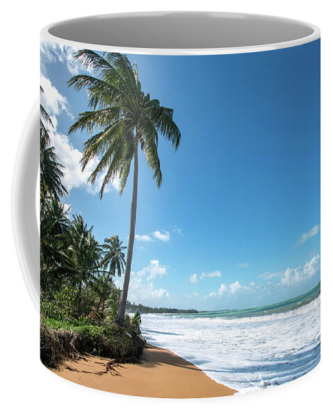 Piñones Coffee Mug featuring the photograph Beach Paradise, Pinones, Puerto Rico by Beachtown Views