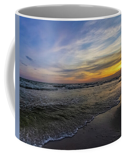 Sunset Coffee Mug featuring the photograph Beach Sunset by David Beechum