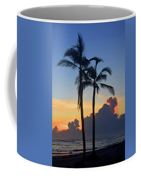 Beach Coffee Mug featuring the photograph Beach sunset Photo 128 by Lucie Dumas