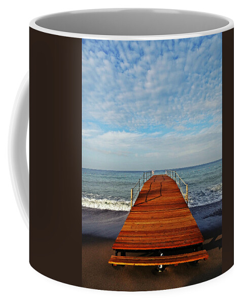 Beach Coffee Mug featuring the photograph Beach by Tanja Leuenberger