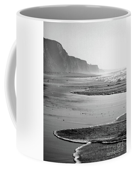 Coast Coffee Mug featuring the photograph Beach Waves by Kimberly Blom-Roemer