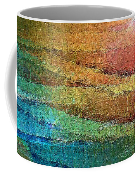 Lighthouse Coffee Mug featuring the digital art Beacon of Hope by David Manlove