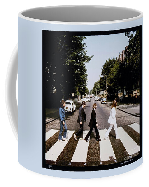 Beatles Coffee Mug featuring the photograph Beatles Album Cover by Action