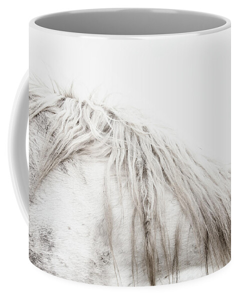 Photographs Coffee Mug featuring the photograph Beautiful Chaos I - Horse Art by Lisa Saint