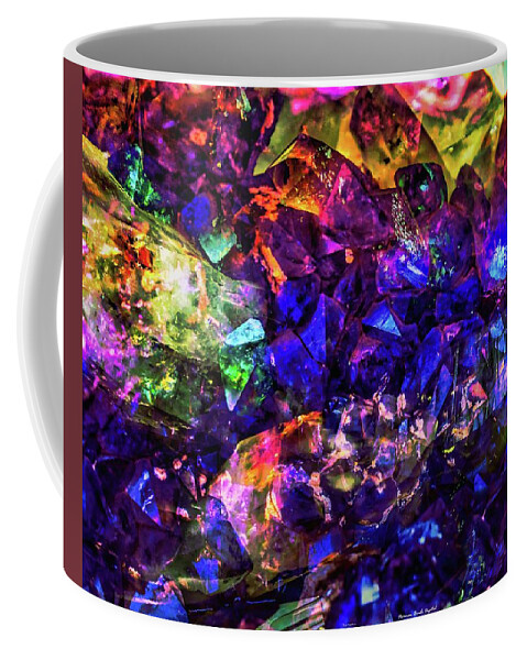 Gems Coffee Mug featuring the digital art Beautiful Gem by Norman Brule