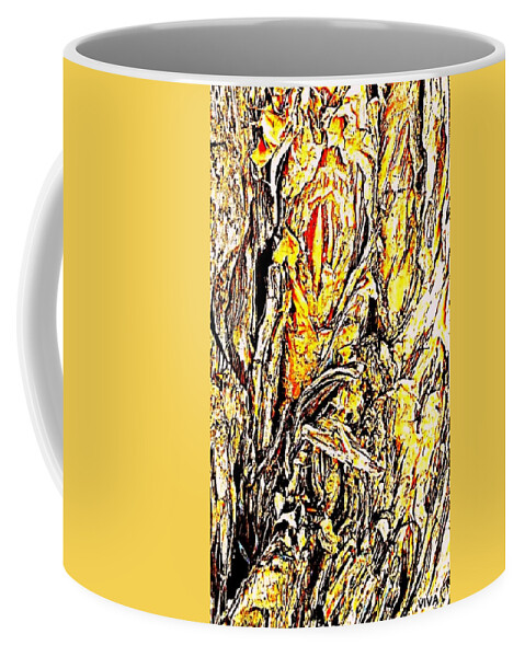 Tree Coffee Mug featuring the photograph Beautiful Tree Bark Study  by VIVA Anderson