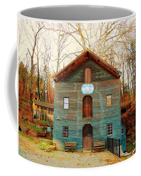 Mill Coffee Mug featuring the photograph Becks Mill in Autumn by Stacie Siemsen