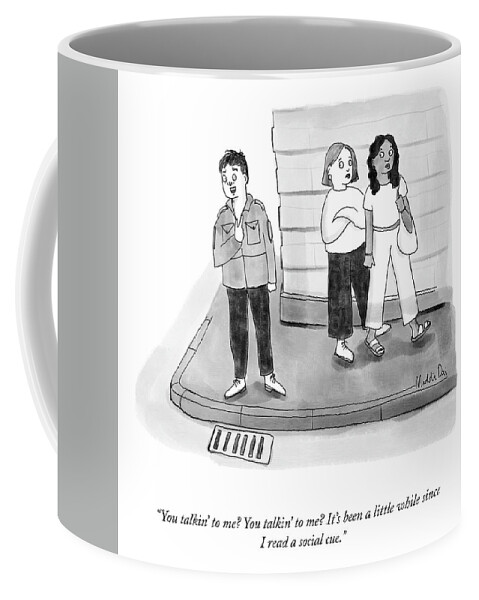 Been A While Since I Read A Social Cue Coffee Mug