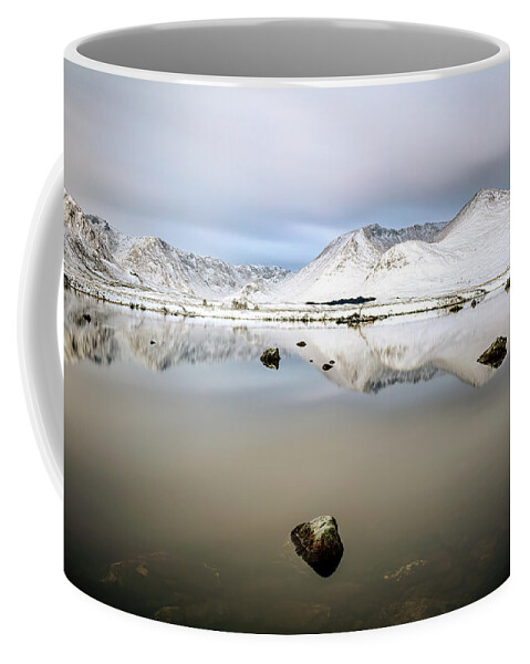 Black Mount Coffee Mug featuring the photograph Before Sunrise, Glencoe by Grant Glendinning