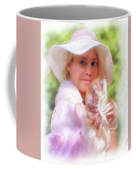 Belle Coffee Mug featuring the painting Beguiling Belle by Joel Smith