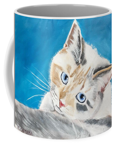 Pets Coffee Mug featuring the painting Bella by Kathie Camara
