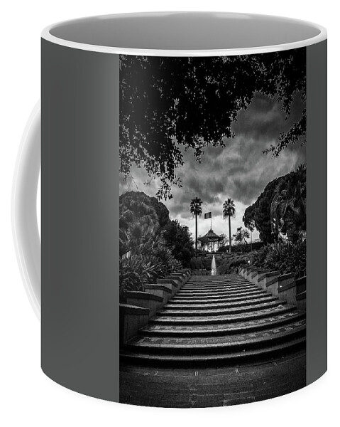 Catania Coffee Mug featuring the photograph Bellini Garden Park in Catania, Sicily by Monroe Payne
