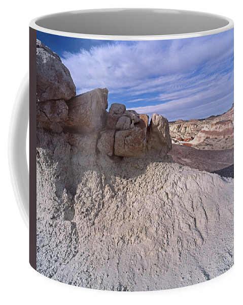 Tom Daniel Coffee Mug featuring the photograph Bentonite Mound by Tom Daniel