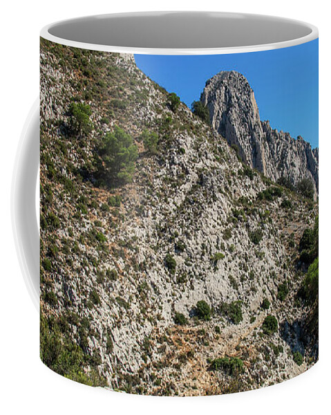 Mountains Coffee Mug featuring the photograph Bernia mountain range by Adriana Mueller