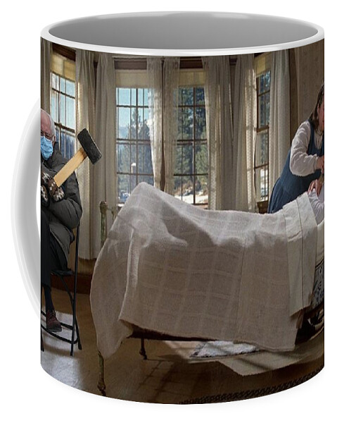Bernie Coffee Mug featuring the photograph Bernie is in Misery by Lee Darnell