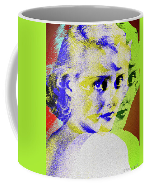 Betty Coffee Mug featuring the digital art Bette Davis by Stars on Art
