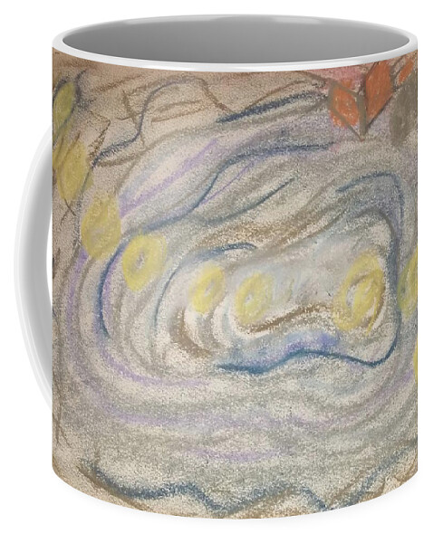 Abstract Coffee Mug featuring the pastel Beyond by Suzanne Berthier
