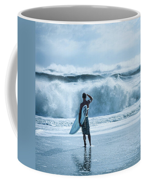 Surfer Coffee Mug featuring the photograph Big Kahuna by Laura Fasulo