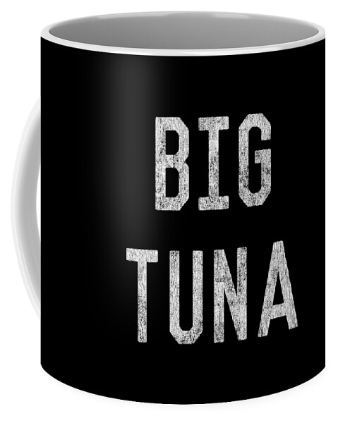 Funny Coffee Mug featuring the digital art Big Tuna Retro by Flippin Sweet Gear