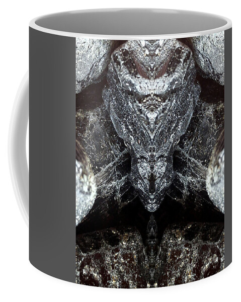 Abstract Coffee Mug featuring the photograph Black Tourmaline Terror by Stephenie Zagorski