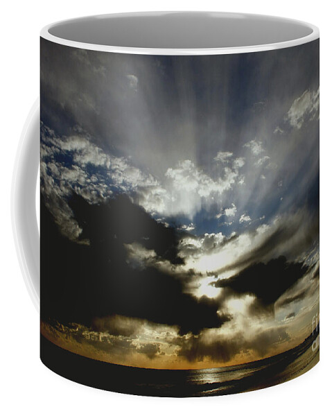 Sunset Coffee Mug featuring the photograph Blazing Clouds by fototaker Tony