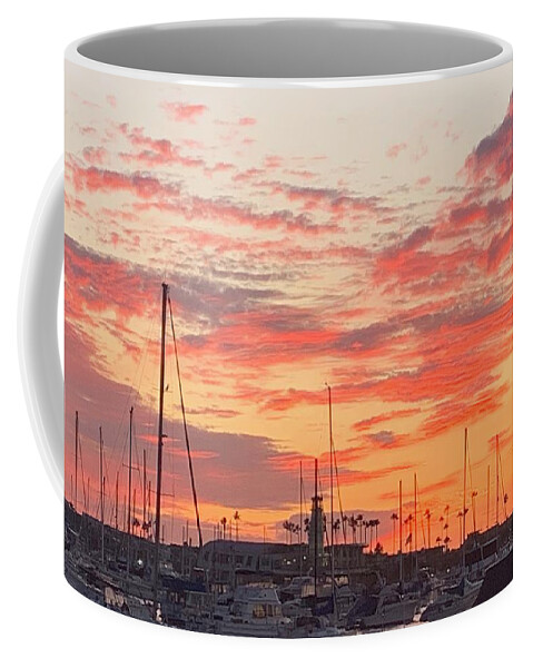 Sunset Coffee Mug featuring the photograph Blood Orange Sunset by Denise Benson