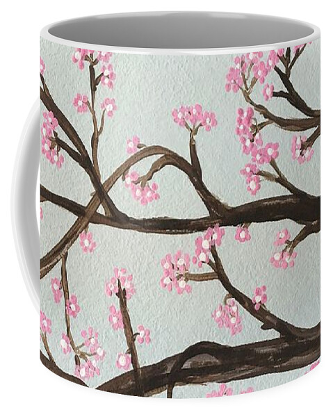 Flowers Coffee Mug featuring the painting Blossom by Debora Sanders