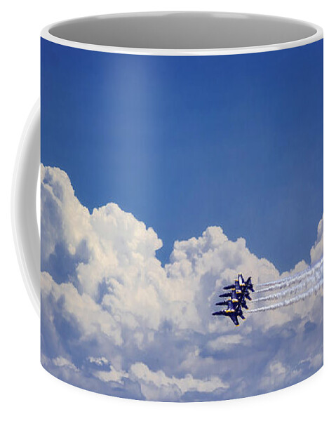 Dangerous Coffee Mug featuring the photograph Blue Angels 5 by Pelo Blanco Photo
