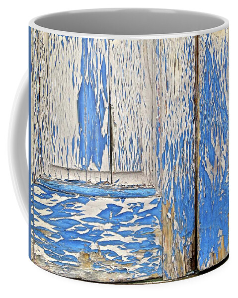 Blue Coffee Mug featuring the photograph Blue Doors by Mike Reilly