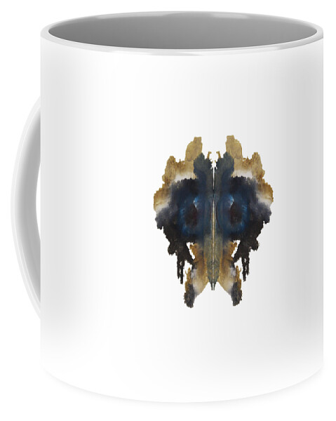 Abstract Coffee Mug featuring the painting Blue Eyes by Stephenie Zagorski