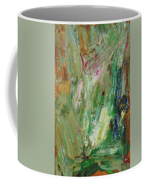 Iris Coffee Mug featuring the painting Blue Iris by Loretta Nash