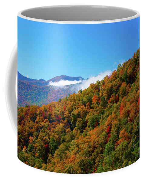 Christopher List Coffee Mug featuring the photograph Blue Ridge Autumn by Gales Of November